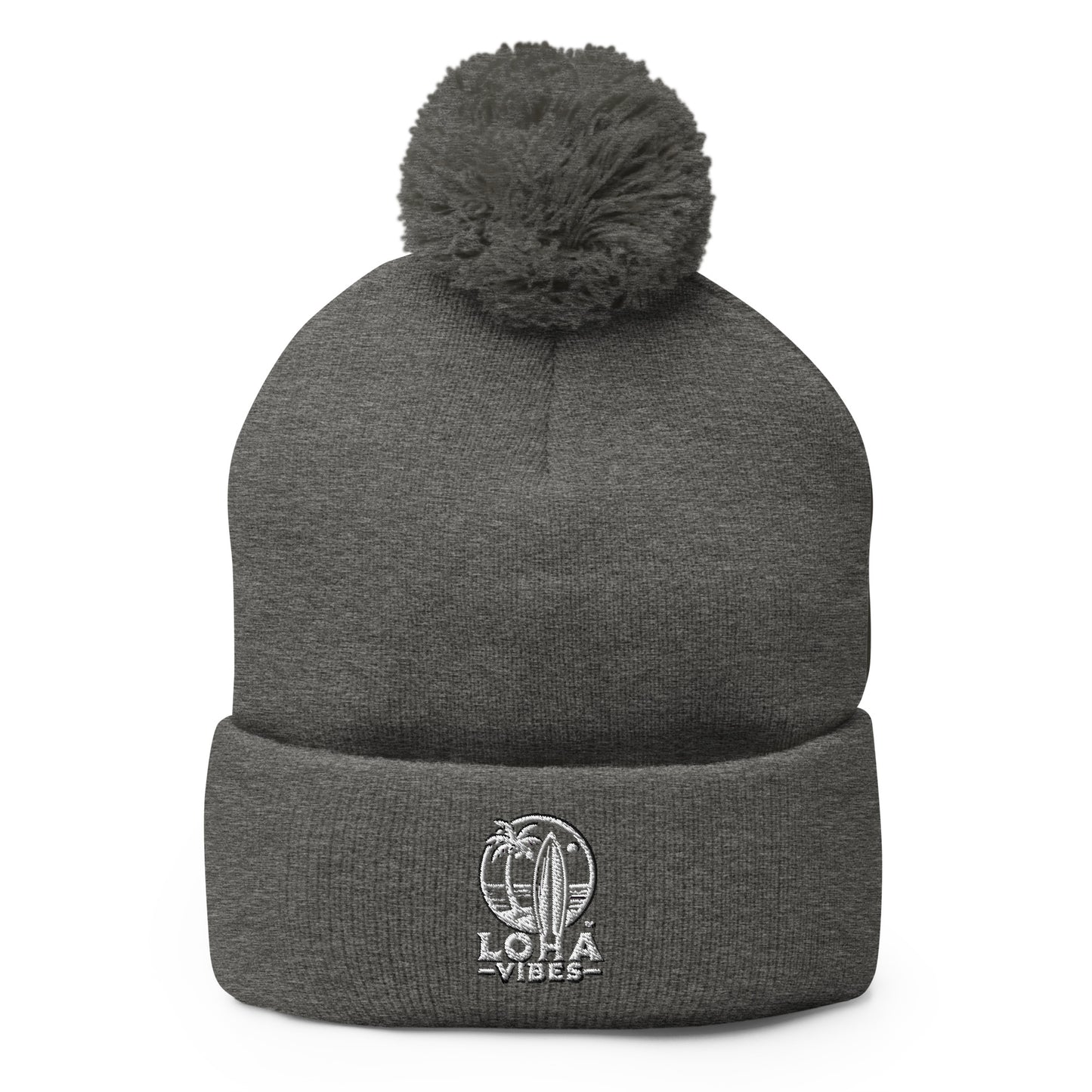 Loha Vibes Pom-Pom Beanie