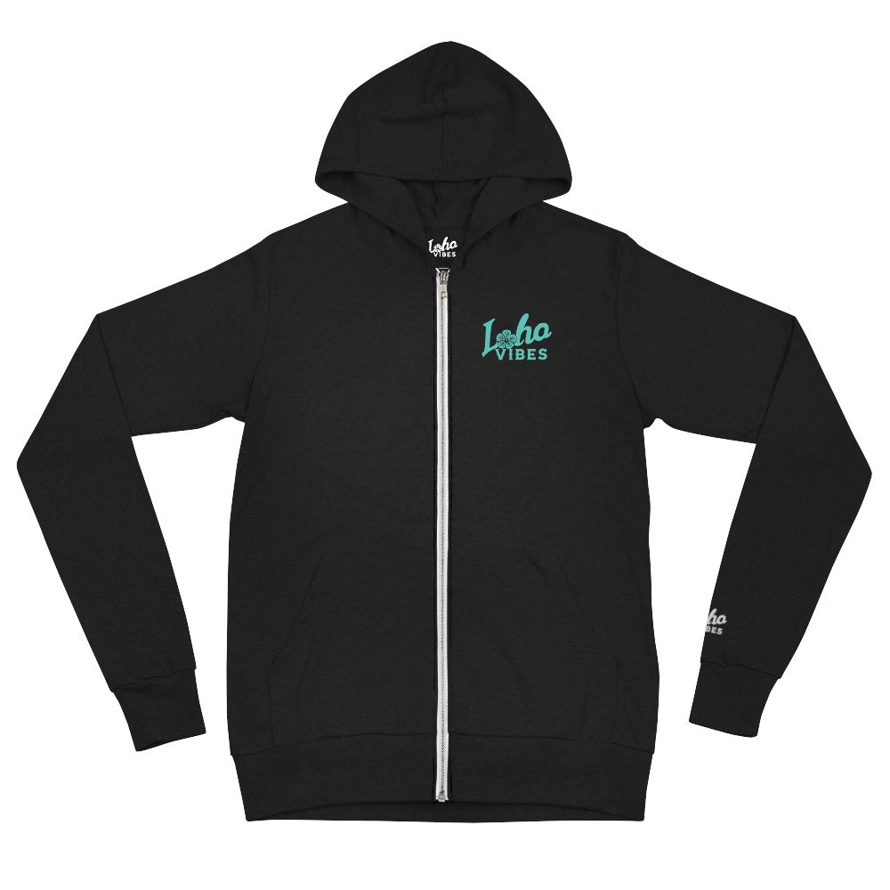 Tiki Vibes Lightweight Zip-Up Hoodie